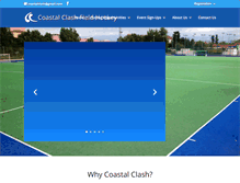 Tablet Screenshot of coastalclash.com